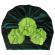 Caciulita tip turban din catifea cu flori aplicate (marime disponibila: 3-6
