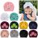 Caciulita tip turban din catifea cu flori aplicate (marime disponibila: 3-6