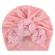 Caciulita tip turban din catifea cu flori aplicate (marime disponibila: 6-9