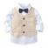 Costum elegant crem cu vestuta (marime disponibila: 2 ani)