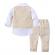 Costum elegant crem cu vestuta (marime disponibila: 2 ani)