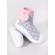 Mocasini pentru fetite cu talpa antiderapanta - dots with heart (marime