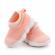 Mocasini roz banan tip adidas cu talpa antiderapanta (marime disponibila: