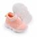 Mocasini roz banan tip adidas cu talpa antiderapanta (marime disponibila: