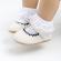 Pantofiori albi pentru fetite (marime disponibila: 6-9 luni (marimea 19