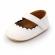 Pantofiori albi pentru fetite (marime disponibila: 6-9 luni (marimea 19