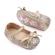 Pantofiori aurii cu sclipici (marime disponibila: 0-3 luni)