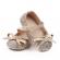 Pantofiori aurii cu sclipici (marime disponibila: 3-6 luni (marimea 18