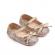Pantofiori aurii cu sclipici (marime disponibila: 3-6 luni (marimea 18