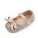 Pantofiori aurii cu sclipici (marime disponibila: 3-6 luni (marimea 18