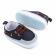 Pantofiori bleu cu bleumarine tip mocasini (marime disponibila: 9-12 luni