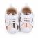 Pantofiori crem in carouri (marime disponibila: 6-9 luni (marimea 19
