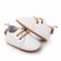 Pantofiori eleganti albi cu sireturi (marime disponibila: 3-6 luni (marimea 18