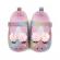 Pantofiori multicolori pentru fetite - unicorn (marime disponibila: 6-9 luni