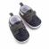 Pantofiori negri tip mocasini pentru baietei (marime disponibila: 6-9 luni