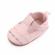 Pantofiori roz cu model decupat (marime disponibila: 3-6 luni (marimea 18