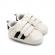 Adidasi albi cu dungi negre - white (marime disponibila: 6-9 luni (marimea 19