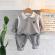 Compleu gri pentru baietei - teddy (marime disponibila: 2 ani)