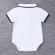 Costum elegant cu body alb tip polo (marime disponibila: 12-18 luni (marimea 21