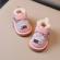 Pantofi roz imblaniti - mouse (marime disponibila: 3-6 luni (marimea 18