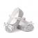 Pantofiori argintii cu sclipici (marime disponibila: 0-3 luni)