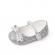 Pantofiori argintii cu sclipici (marime disponibila: 0-3 luni)