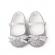 Pantofiori argintii cu sclipici (marime disponibila: 0-3 luni)