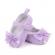 Pantofiori lila cu fundita din tulle (marime disponibila: 3-6 luni (marimea 18