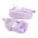 Pantofiori lila cu fundita din tulle (marime disponibila: 6-9 luni (marimea 19
