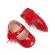 Pantofiori rosii din lac cu trandafiras (marime disponibila: 6-9 luni (marimea