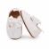 Pantofiori albi crosetati (marime disponibila: 9-12 luni (marimea 20