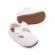 Pantofiori albi crosetati (marime disponibila: 9-12 luni (marimea 20