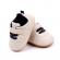Pantofiori crem cu sireturi bleumarine pentru baietei (marime disponibila: 3-6