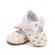 Pantofiori ivoire cu inimioare aurii (marime disponibila: 9-12 luni (marimea 20