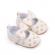Pantofiori ivoire cu inimioare aurii (marime disponibila: 9-12 luni (marimea 20