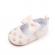 Pantofiori ivoire cu inimioare aurii (marime disponibila: 9-12 luni (marimea 20