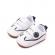 Adidasi albi cu bleumarine pentru baietei - baby (marime disponibila: 9-12 luni