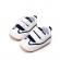 Adidasi albi cu insertii bleumarine - druly (marime disponibila: 6-9 luni