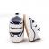 Adidasi albi cu insertii bleumarine - druly (marime disponibila: 6-9 luni