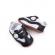 Adidasi albi cu negru pentru baietei - baby (marime disponibila: 9-12 luni