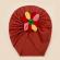 Caciulita tip turban cu floricica multicolora (marime disponibila: 6-9 luni