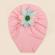 Caciulita tip turban cu floricica multicolora (marime disponibila: 6-9 luni