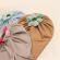 Caciulita tip turban cu floricica multicolora (marime disponibila: 6-9 luni