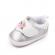 Pantofiori argintii pentru fetite - roses (marime disponibila: 6-9 luni