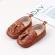 Pantofiori maro tip mocasini cu ciucurasi (marime disponibila: 9-12 luni