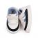 Adidasi albi cu insertii bleu si bleumarine (marime disponibila: marimea 24)