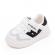 Adidasi albi cu insertii negre pentru copii - mybaby (marime disponibila: