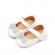 Pantofiori albi cu fundite stralucitoare (marime disponibila: 3-6 luni (marimea