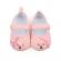 Pantofiori roz pentru fetite - sweety teddy (marime disponibila: 3-6 luni
