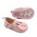 Pantofiori roz pudra din lac cu fundita - lola (marime disponibila: 0-3 luni)